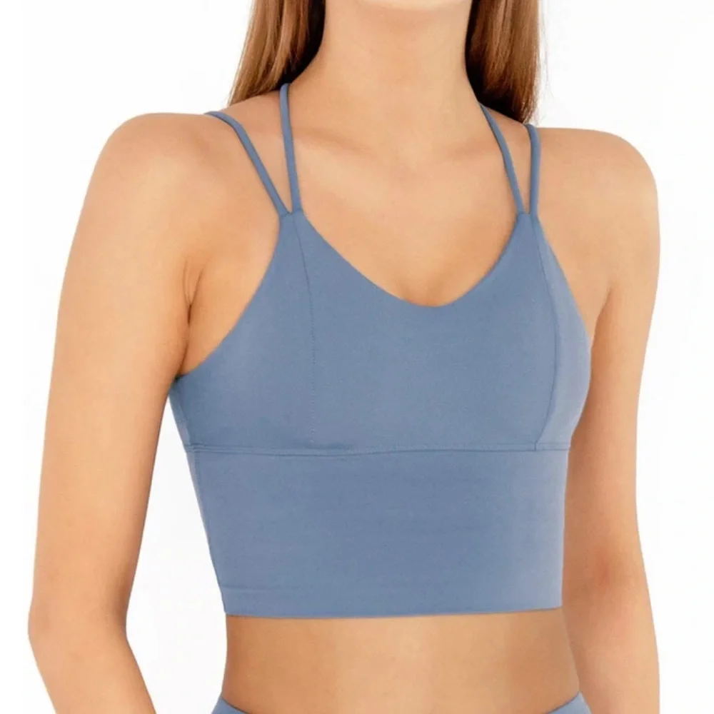 ❌SOLD❌Kelly Strappy Long Line Padded Sports Bra - Picture 1 of 6